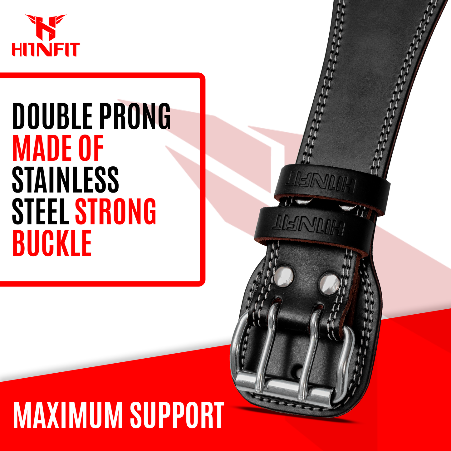 Leather Weightlifting Belt