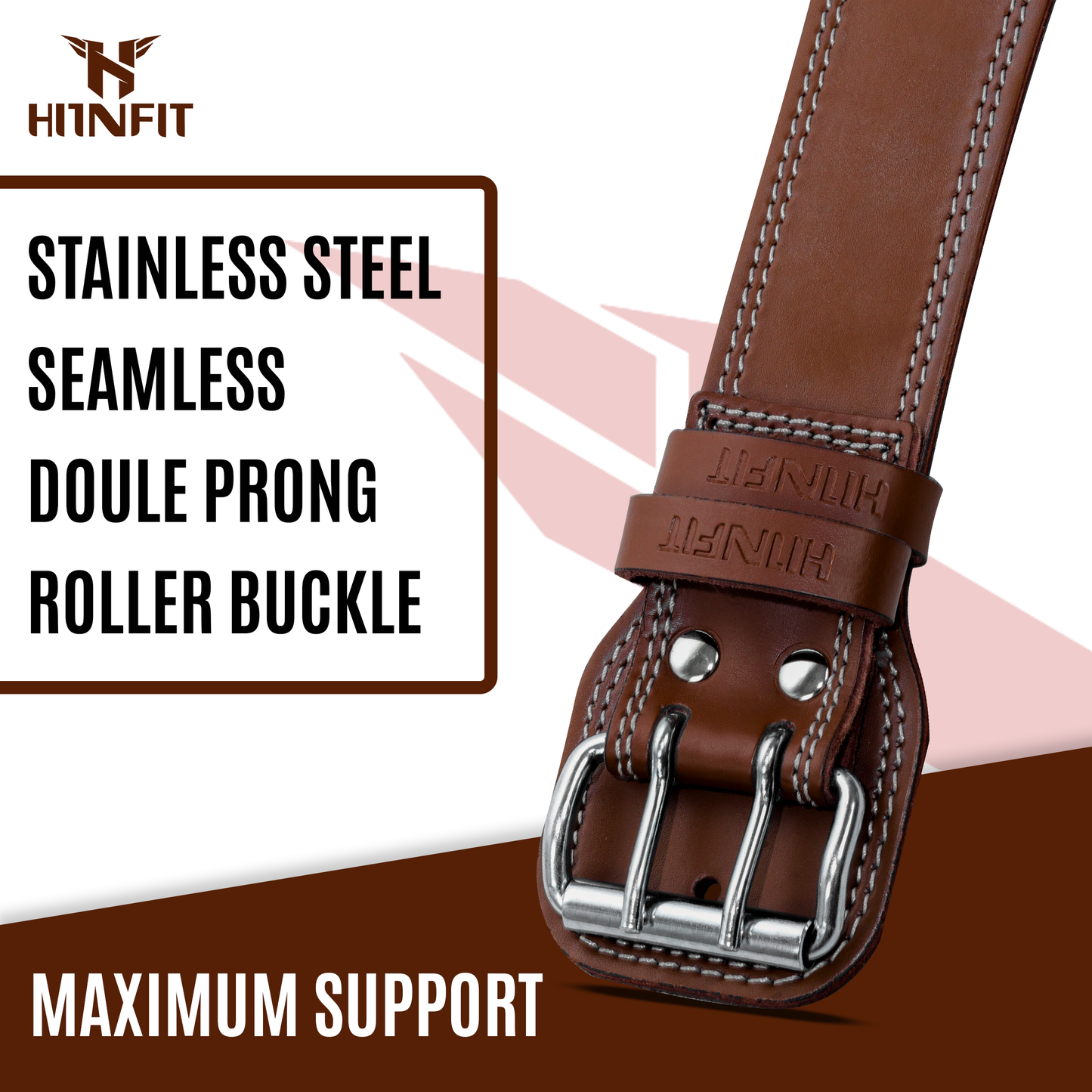 Leather Weightlifting Belt