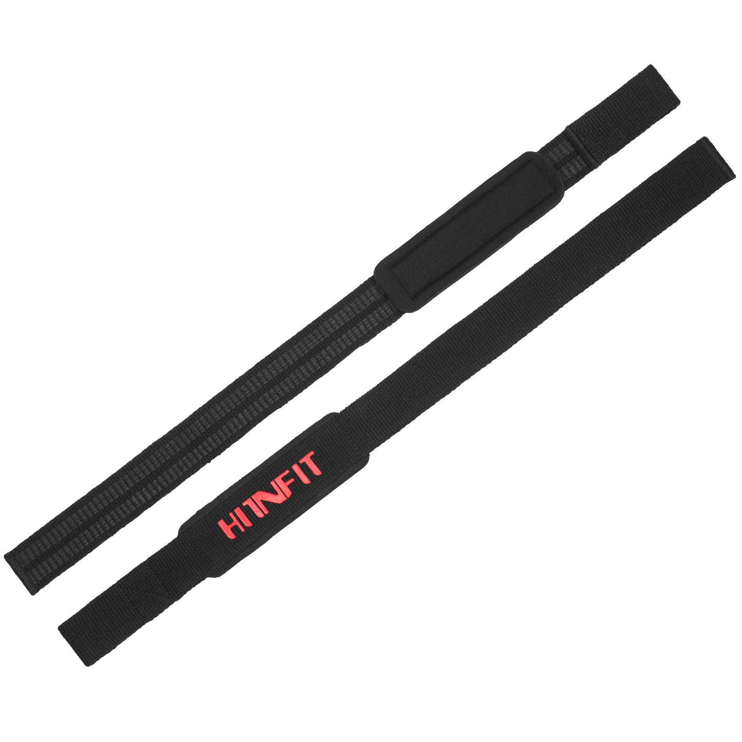 Cotton Lifting Straps Neoprene Padded with Anti-Slip Silicone Lining