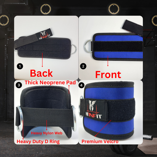 Unisex Cable Machine Ankle Straps