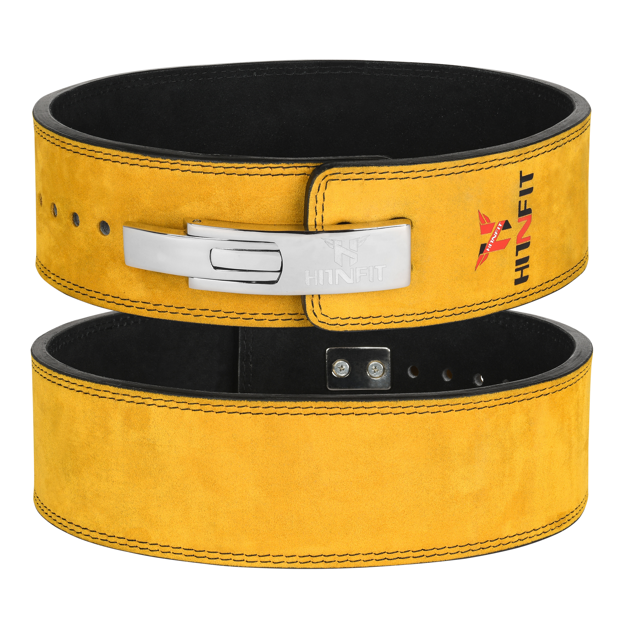 10mm Lever Belt - Yellow/Black