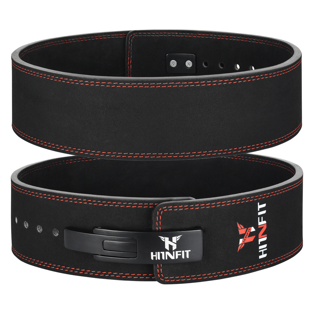 10mm Lever Belt - Black/Red