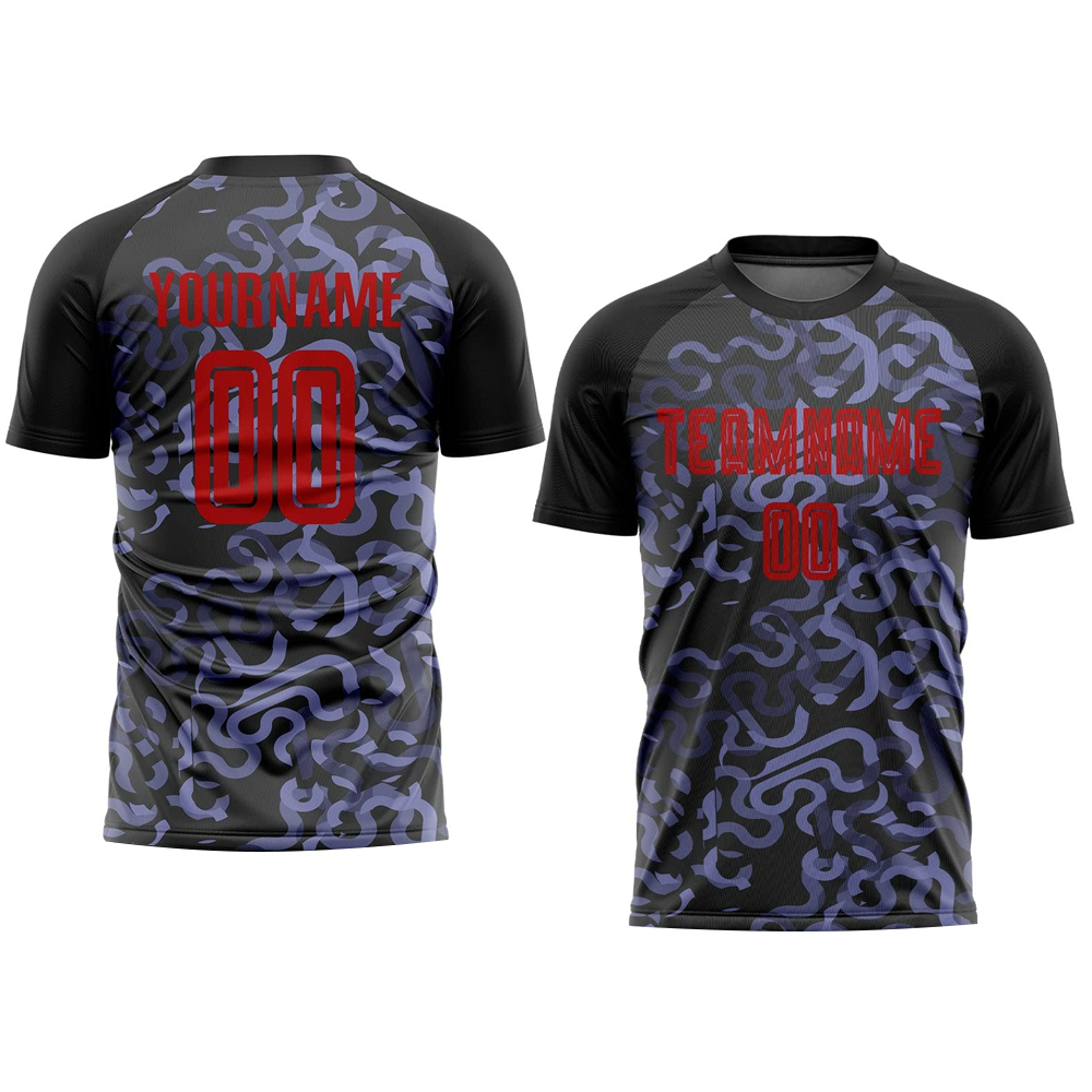 HIT N FIT Custom Sublimated Soccer Jersey | Dynamic Abstract Team Kit